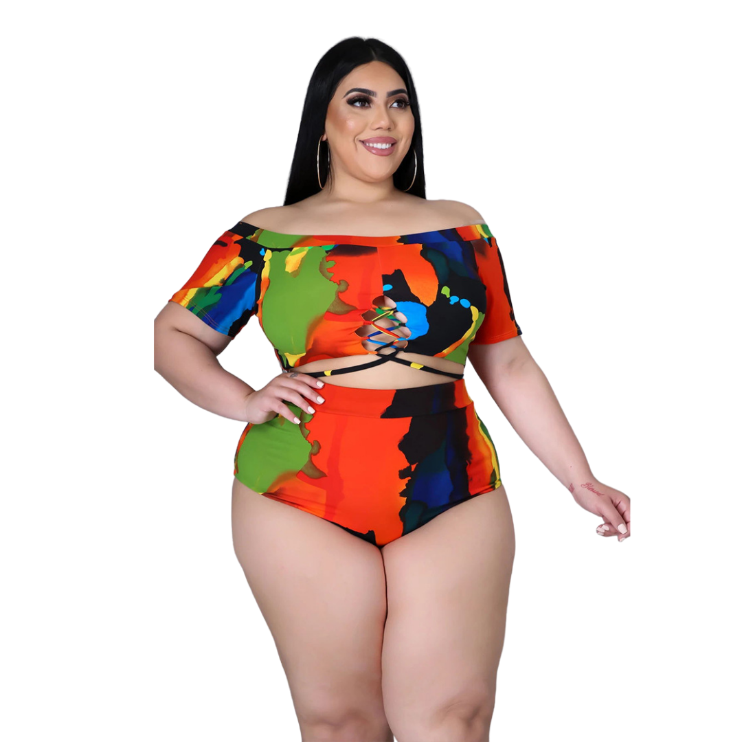 Color Me Beautiful Two Piece ShaLaJ Swimwear
